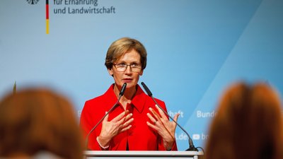 BLE-Präsidentin Dr. Margareta Büning-Fesel spricht Eröffnungsworte. © Holger Gross/BMEL
